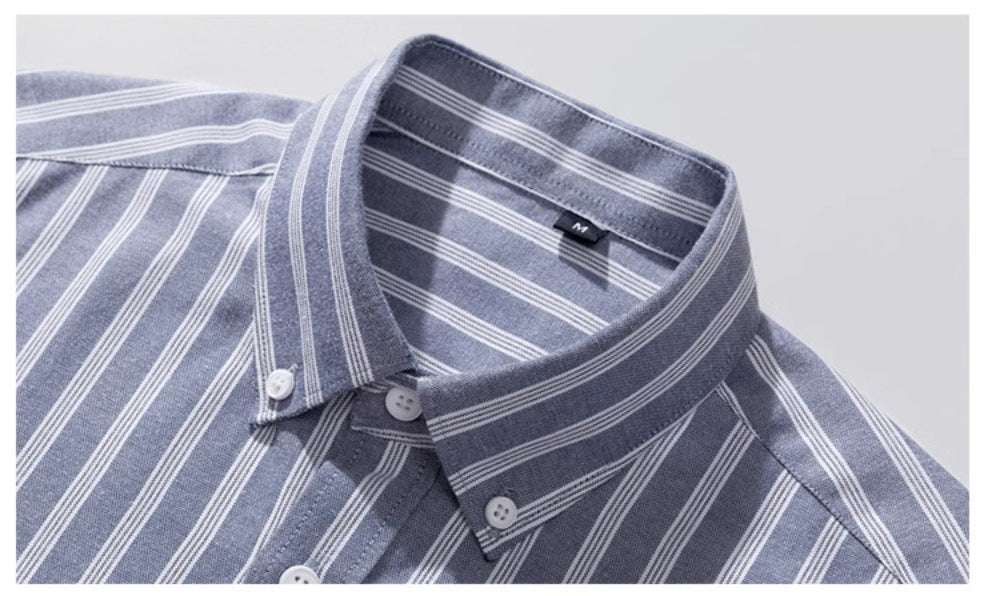Camicia Oxford Uomo a Righe - Old Money® - Old Money®