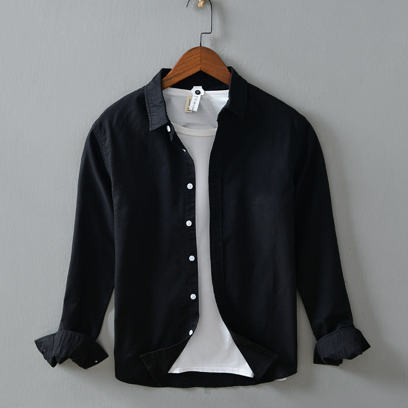 Camicia in Lino Bianca - Old Money® - Old Money®