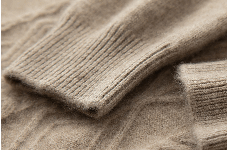 Maglione Girocollo con Trecce in Cashmere - Old Money® - Old Money®