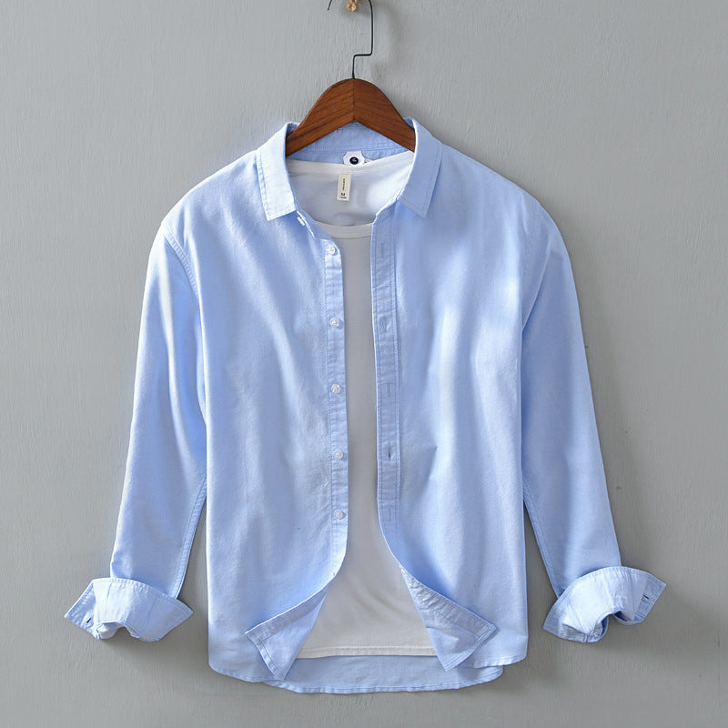 Camicia in Lino Bianca - Old Money® - Old Money®