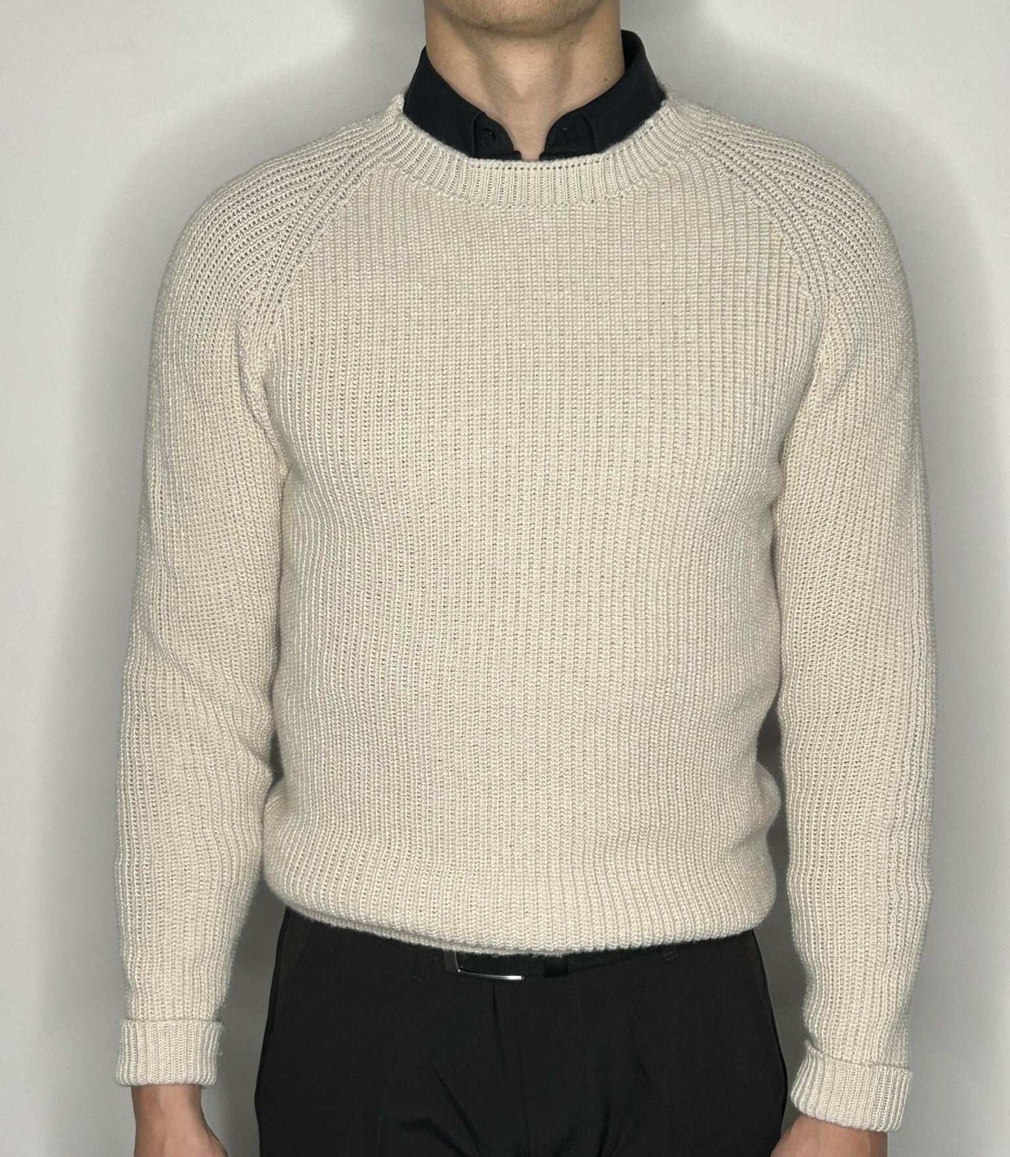 Maglione Blu/Beige - Old Money®