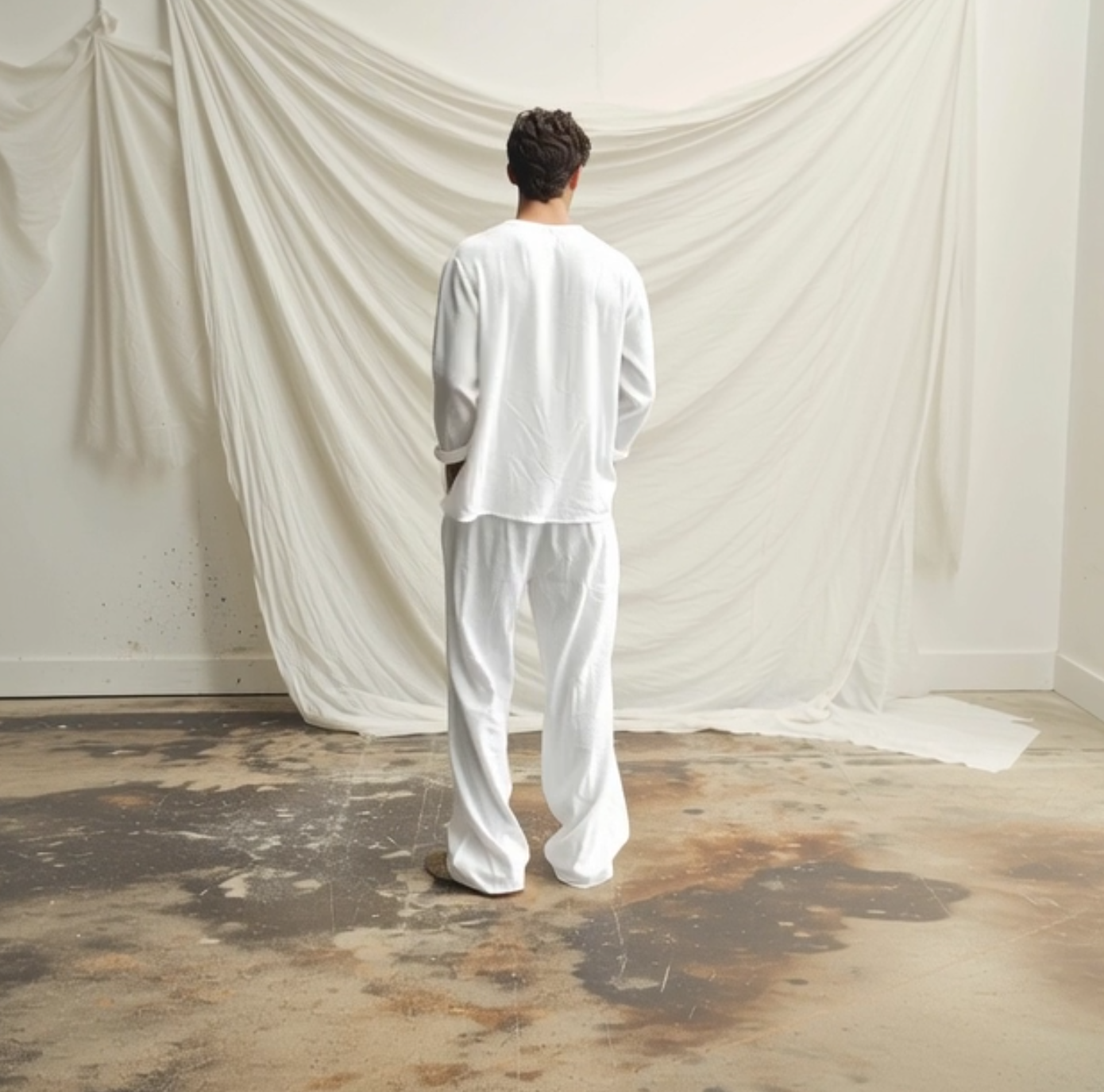 Set Lino Coordinato Camicia e Pantalone Uomo - Old Money®