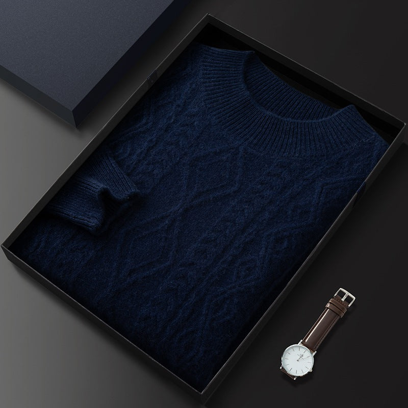 Maglione Girocollo con Trecce in Cashmere - Old Money® - Old Money®