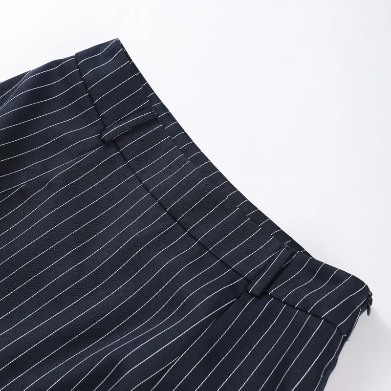 Completo Giacca e Gonna Gessato Donna - Old Money®