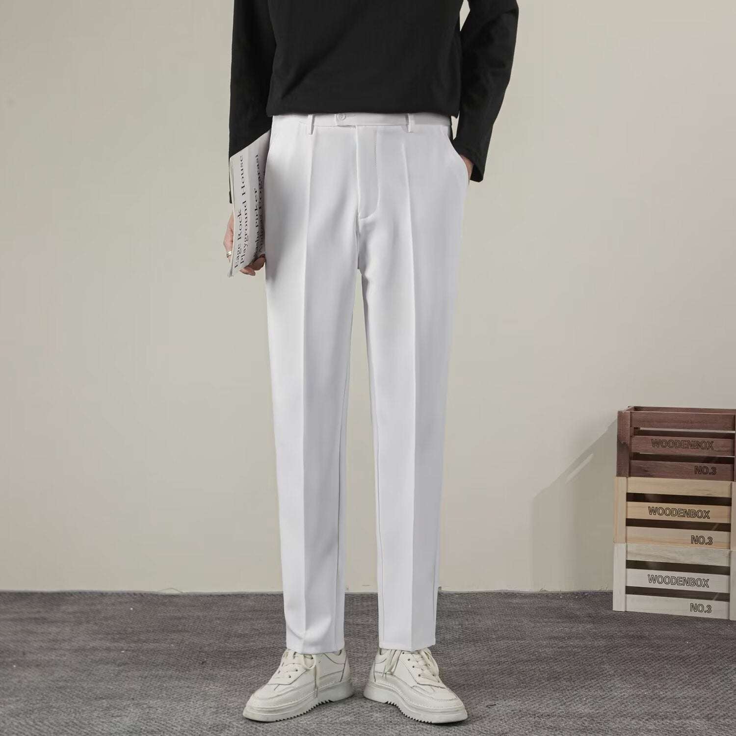 Pantaloni Classici con Chiusura Estesa - Old Money®