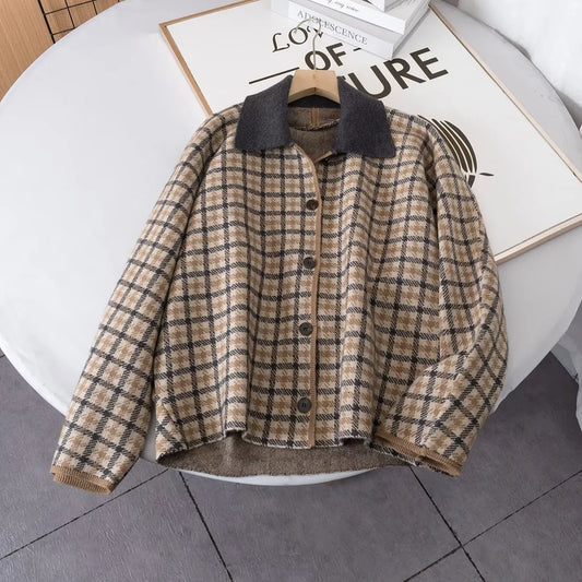 Completo Giacca e Gonna a Quadri Donna - Old Money®