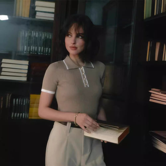 Polo côtelé pour femme - Preppy