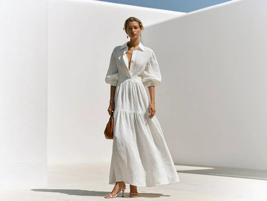 Guida al Lino Donna: Camicia, Abito e Come Abbinarlo - Old Money®