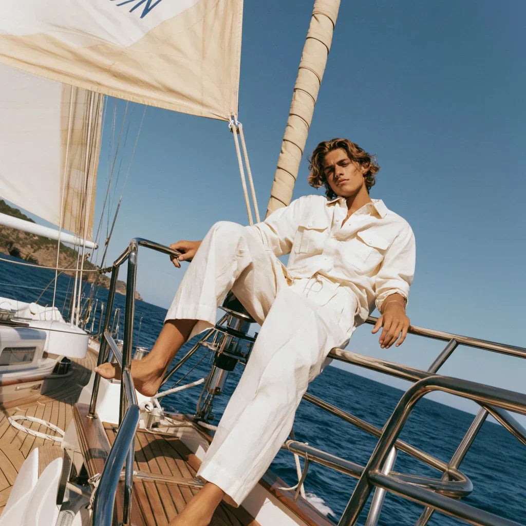 Guida al Lino Uomo: Camicia, Completo e Come Abbinarlo - Old Money®