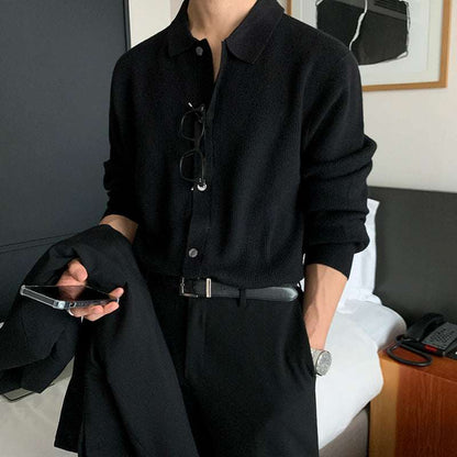 Cardigan con Colletto Uomo - Old Money® - Old Money®