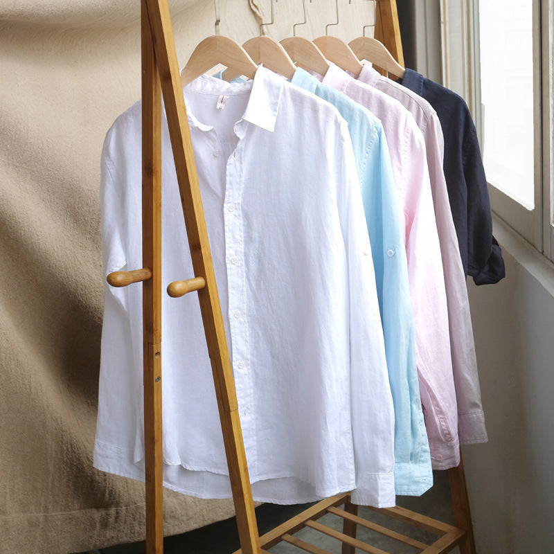 White Linen Shirt - Old Money®