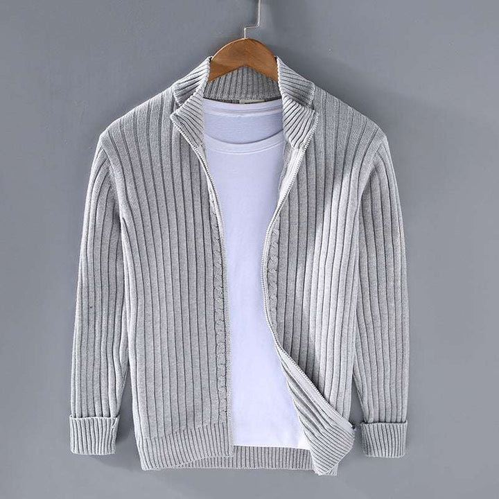 Zipper Full Sleeves Old Money Shirt