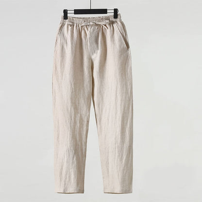 Pantaloni di Lino alla Caviglia - Old Money®