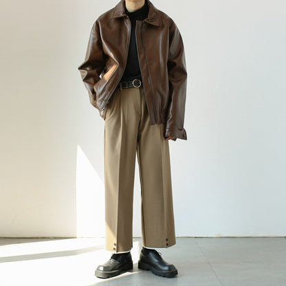Giacca Casual in pelle Uomo - Old Money®