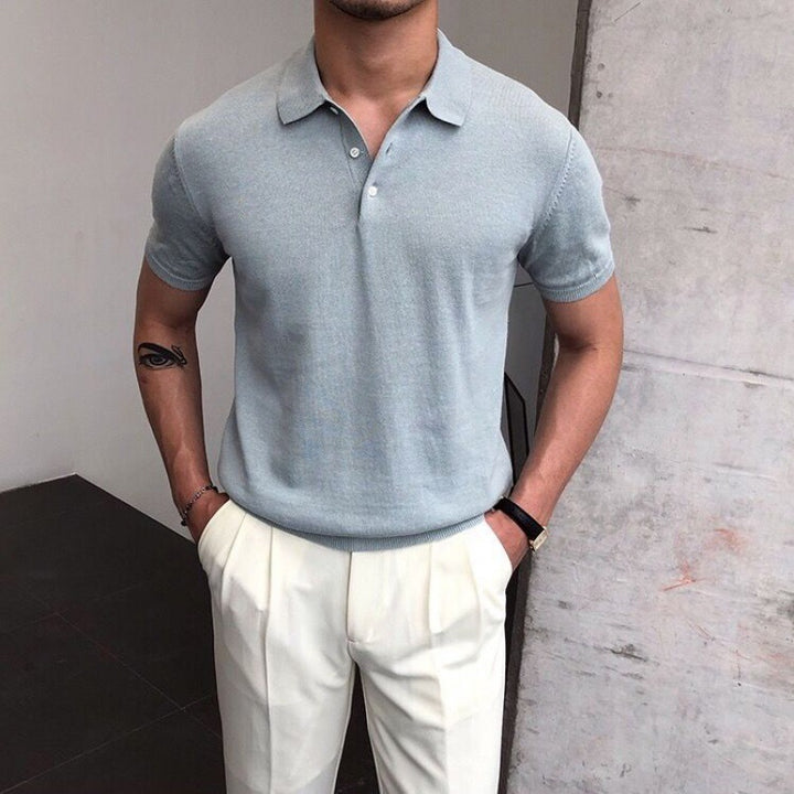 King Street Men’s Regular Fit Polo T-Shirt – Old Money main image 1