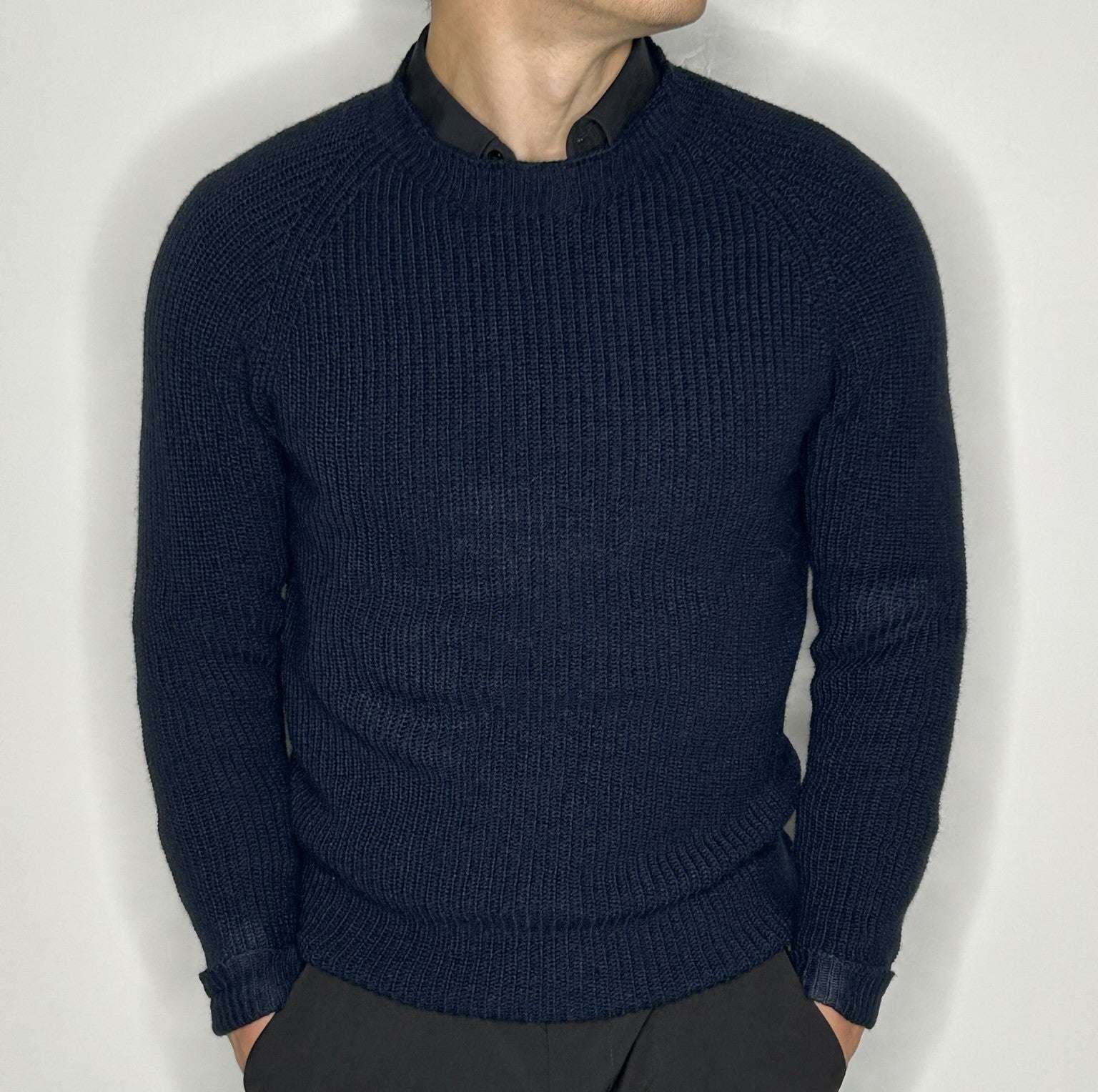 Maglione Blu/Beige - Old Money®