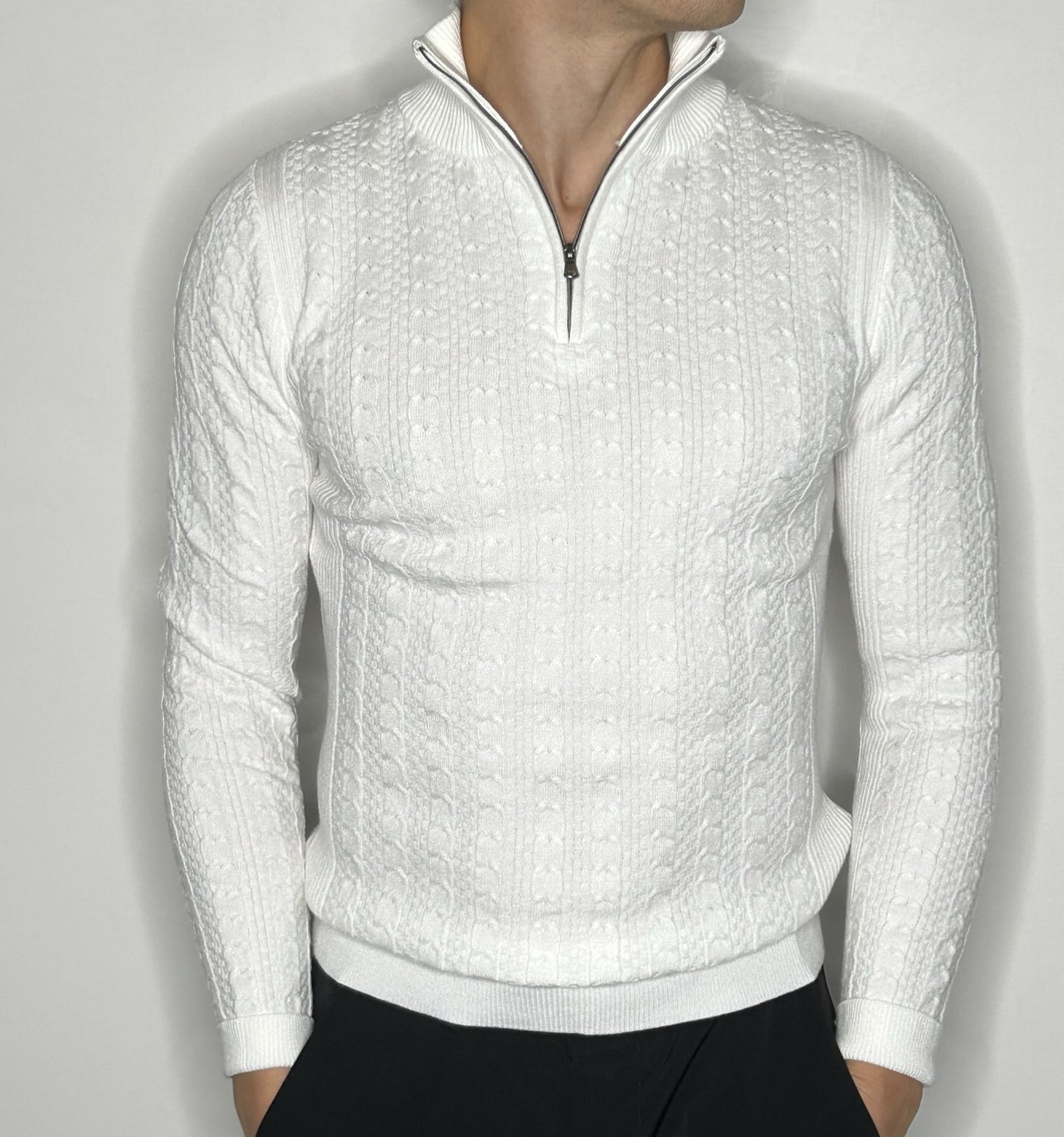 Maglione Nero/Bianco - Old Money®