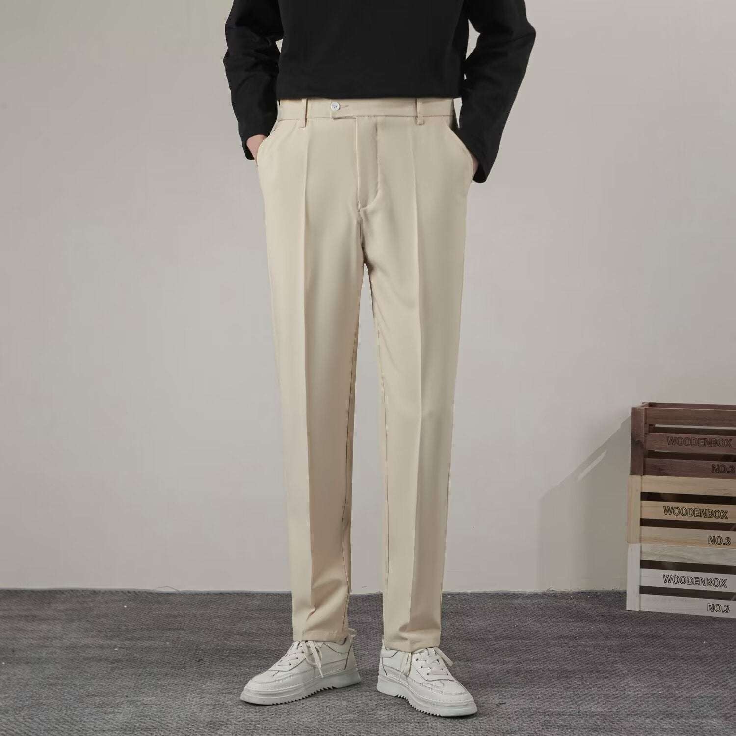 Pantaloni Classici con Chiusura Estesa - Old Money®