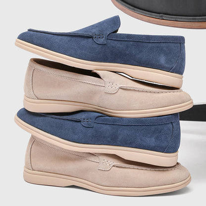 Mocassini Driving Shoes Uomo Camoscio Old Money | Old Money®
