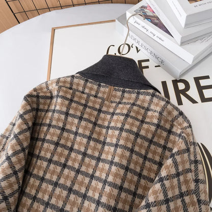 Completo Giacca e Gonna a Quadri Donna - Old Money®