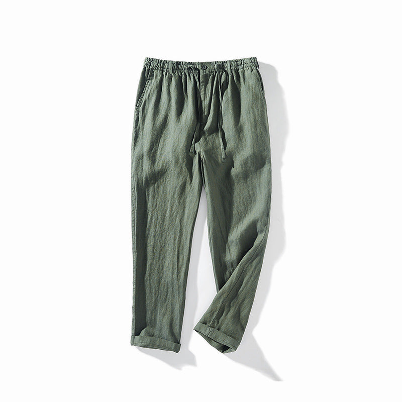 Pantaloni Lino Uomo - Old Money®