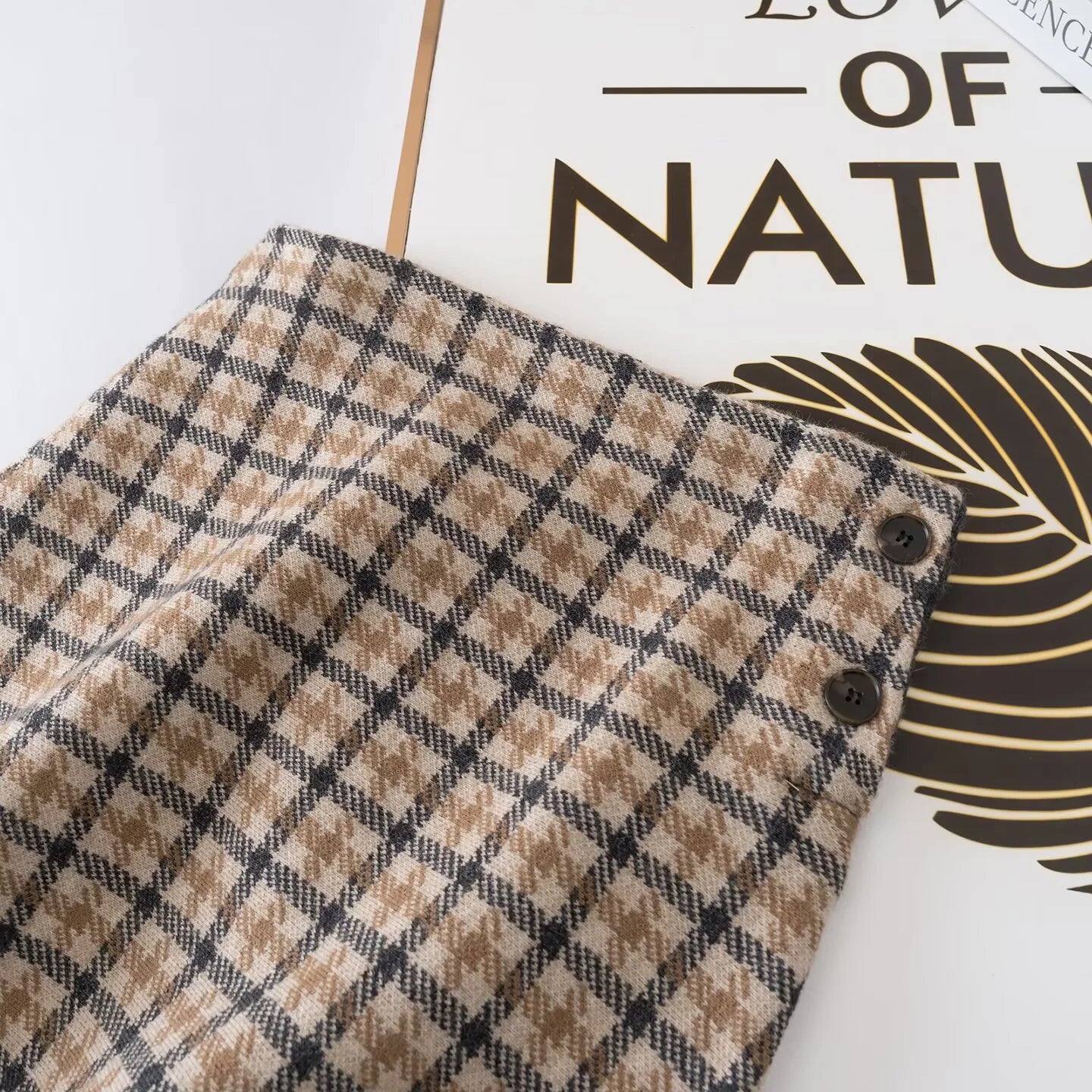 Completo Giacca e Gonna a Quadri Donna - Old Money®