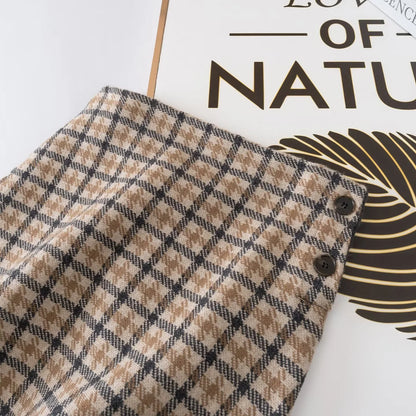 Completo Giacca e Gonna a Quadri Donna - Old Money®