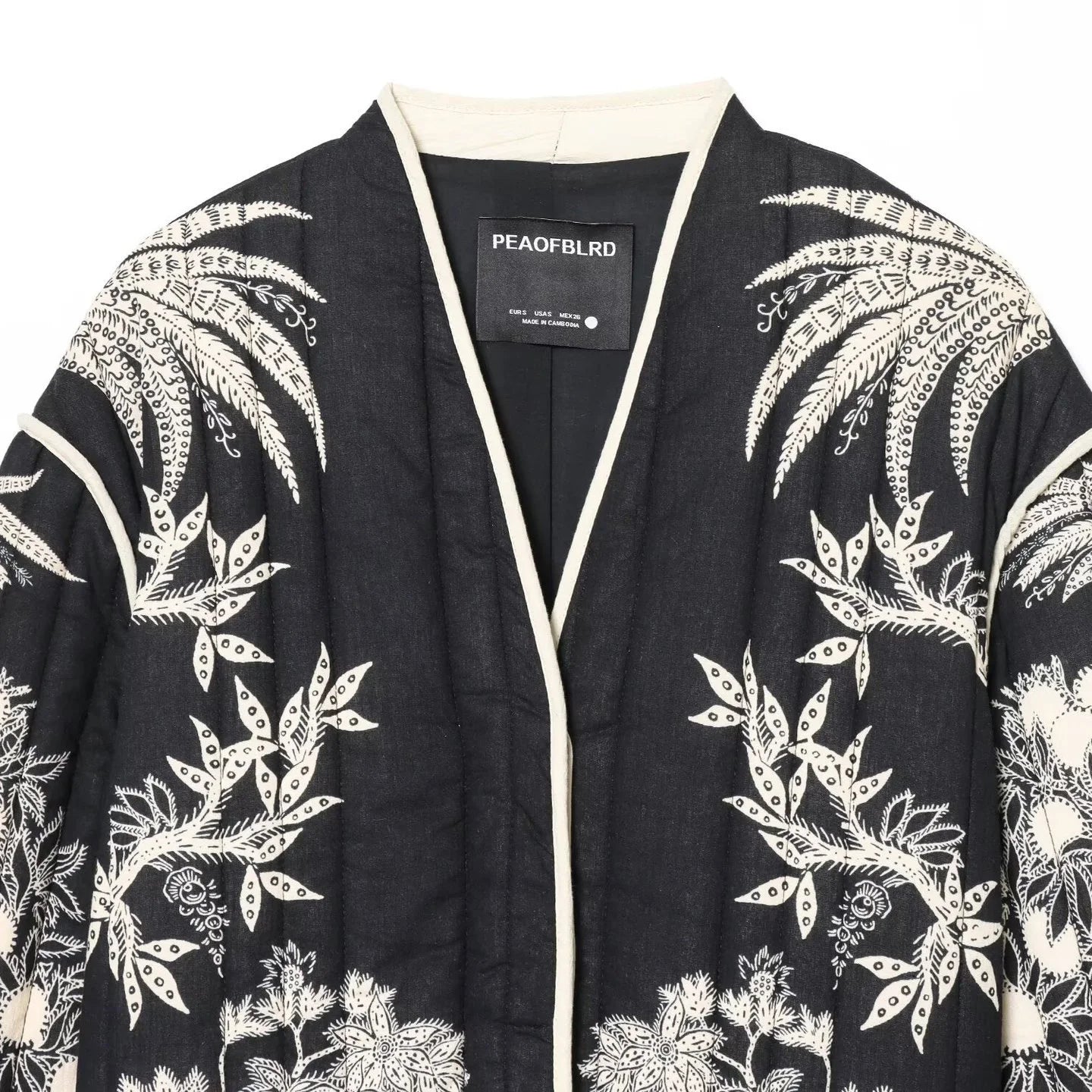 Giacca Kimono Donna Nera - Old Money®