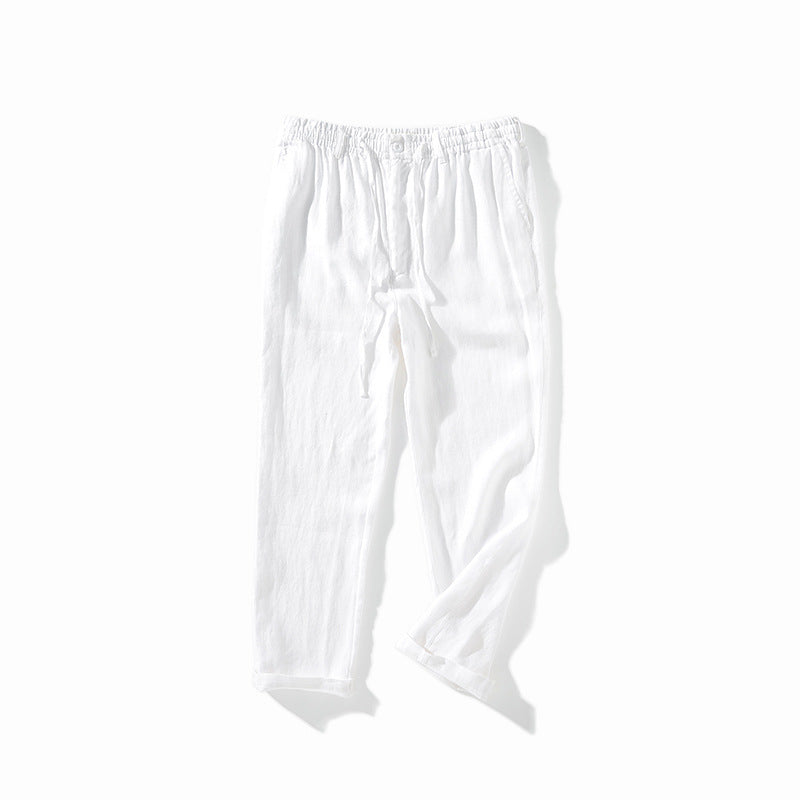 Pantaloni Lino Uomo - Old Money®