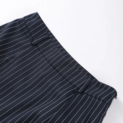 Completo Giacca e Gonna Gessato Donna - Old Money®