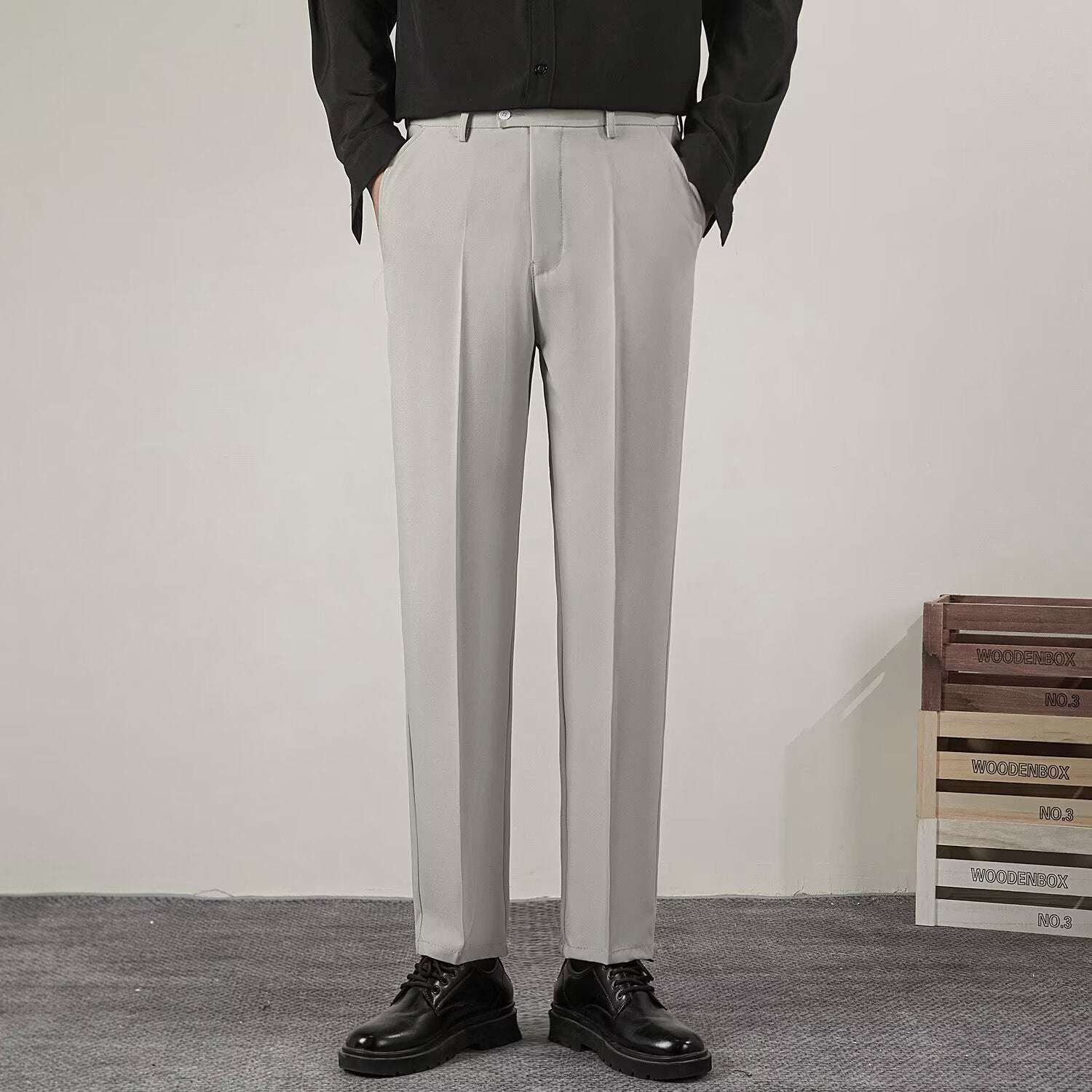 Pantaloni Classici con Chiusura Estesa - Old Money®
