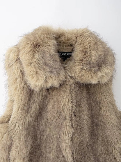 Gilet Smanicato Pelliccia Donna - Old Money®