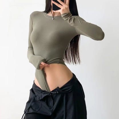 Body Donna Maniche Lunghe - Old Money®