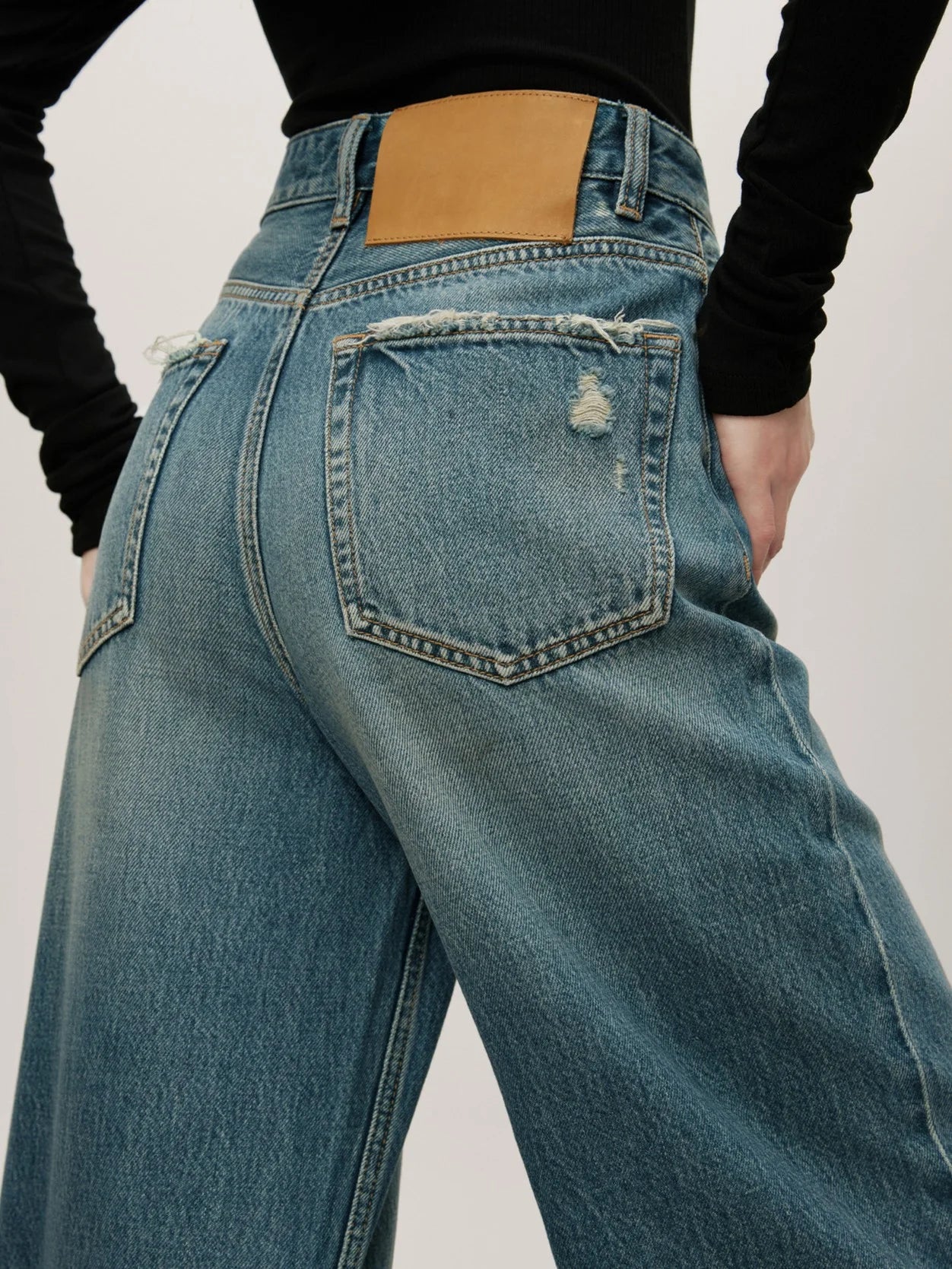 Jeans Donna Vita Alta Vintage - Old Money®