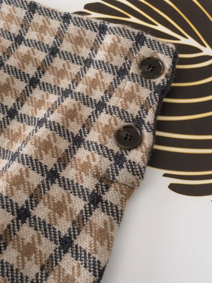 Completo Giacca e Gonna a Quadri Donna - Old Money®