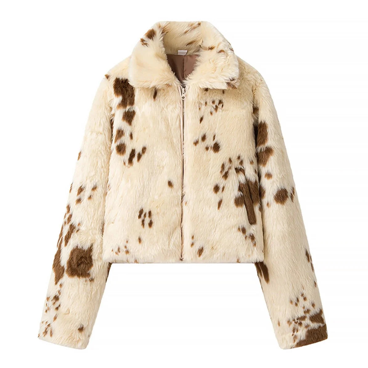 Cappotto Corto Donna Maculato - Old Money®