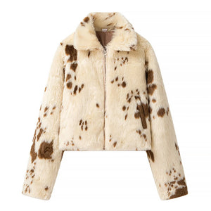 Cappotto Corto Donna Maculato - Old Money®