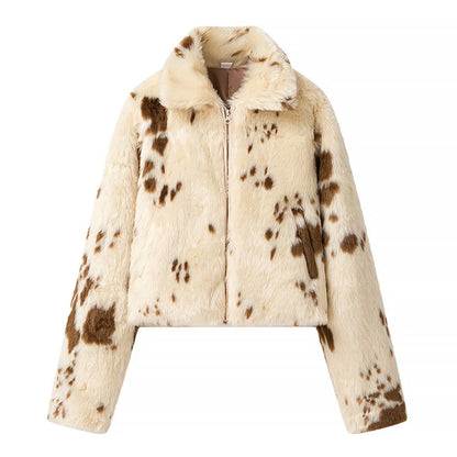 Cappotto Corto Donna Maculato - Old Money®