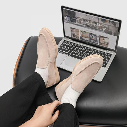 Mocassini Driving Shoes Uomo Camoscio Old Money | Old Money®