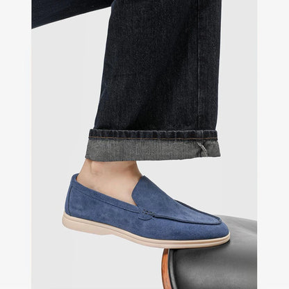 Mocassini Driving Shoes Uomo Camoscio Old Money | Old Money®