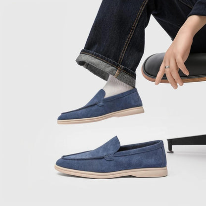 Mocassini Driving Shoes Uomo Camoscio Old Money | Old Money®