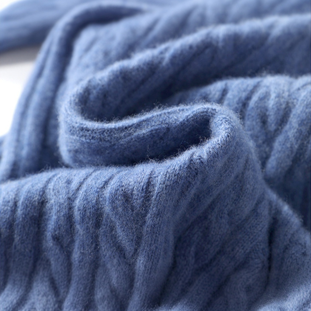 Maglione in Lana Merino Zip - Old Money®