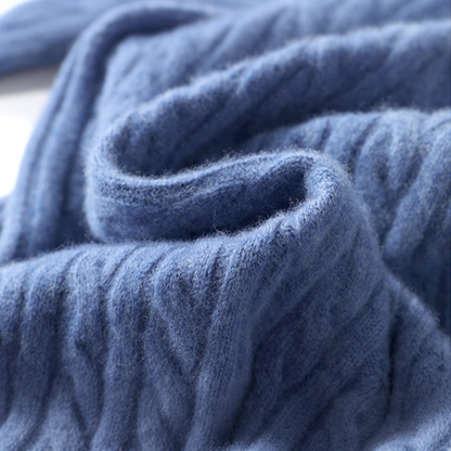 Maglione in Lana Merino Zip - Old Money®