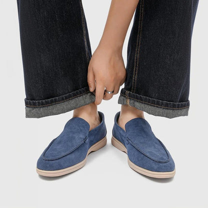 Mocassini Driving Shoes Uomo Camoscio Old Money | Old Money®