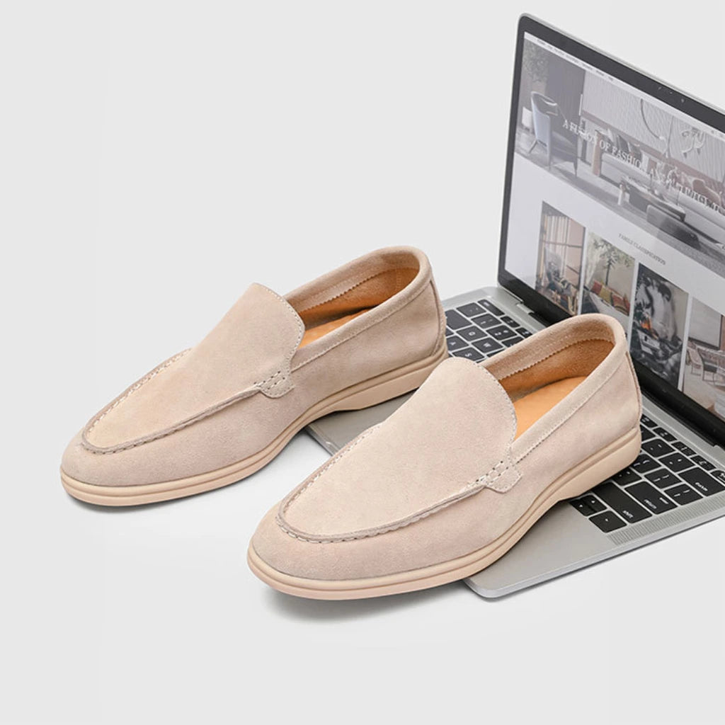 Mocassini Driving Shoes Uomo Camoscio Old Money | Old Money®