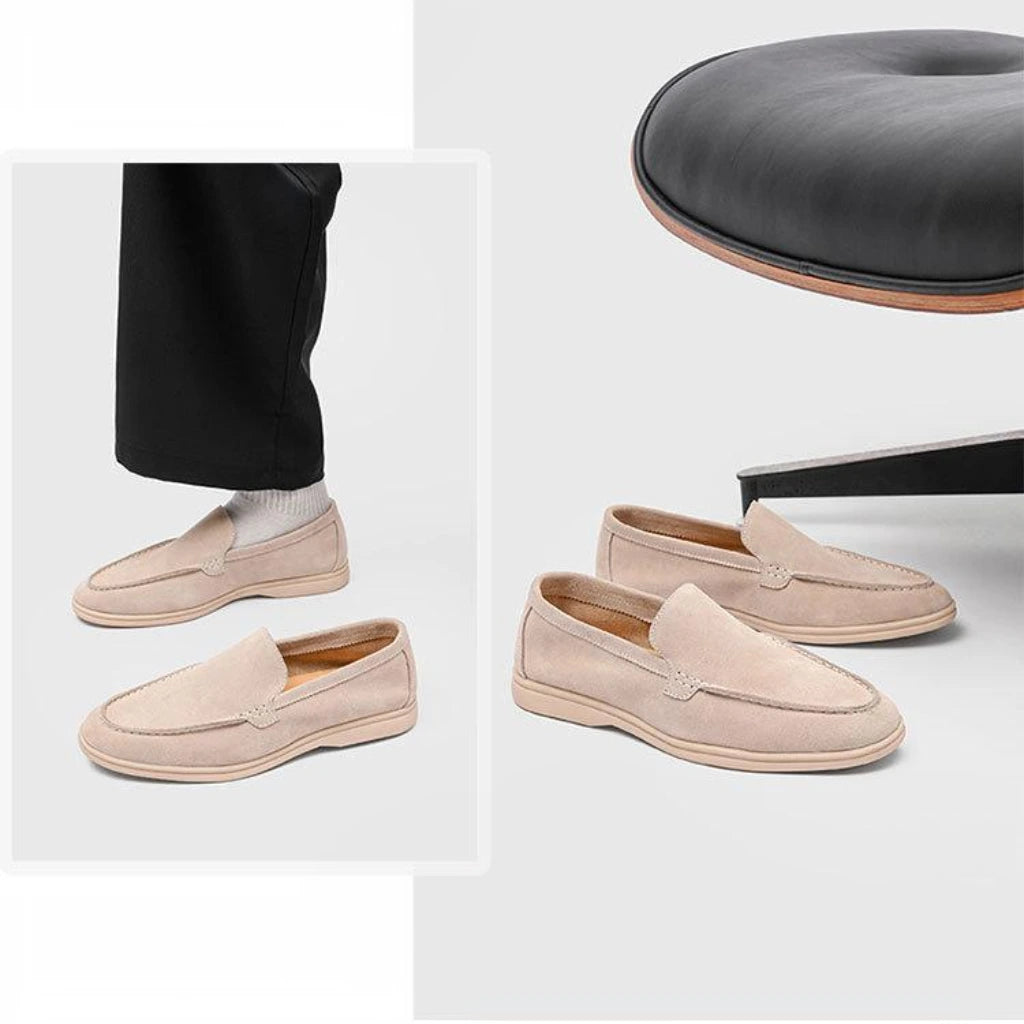 Mocassini Driving Shoes Uomo Camoscio Old Money | Old Money®