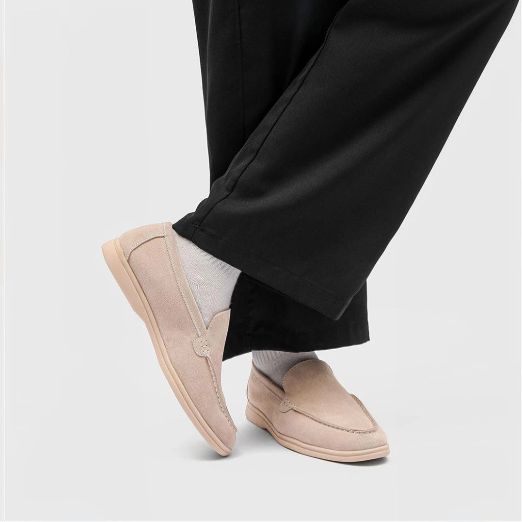 Mocassini Driving Shoes Uomo Camoscio Old Money | Old Money®