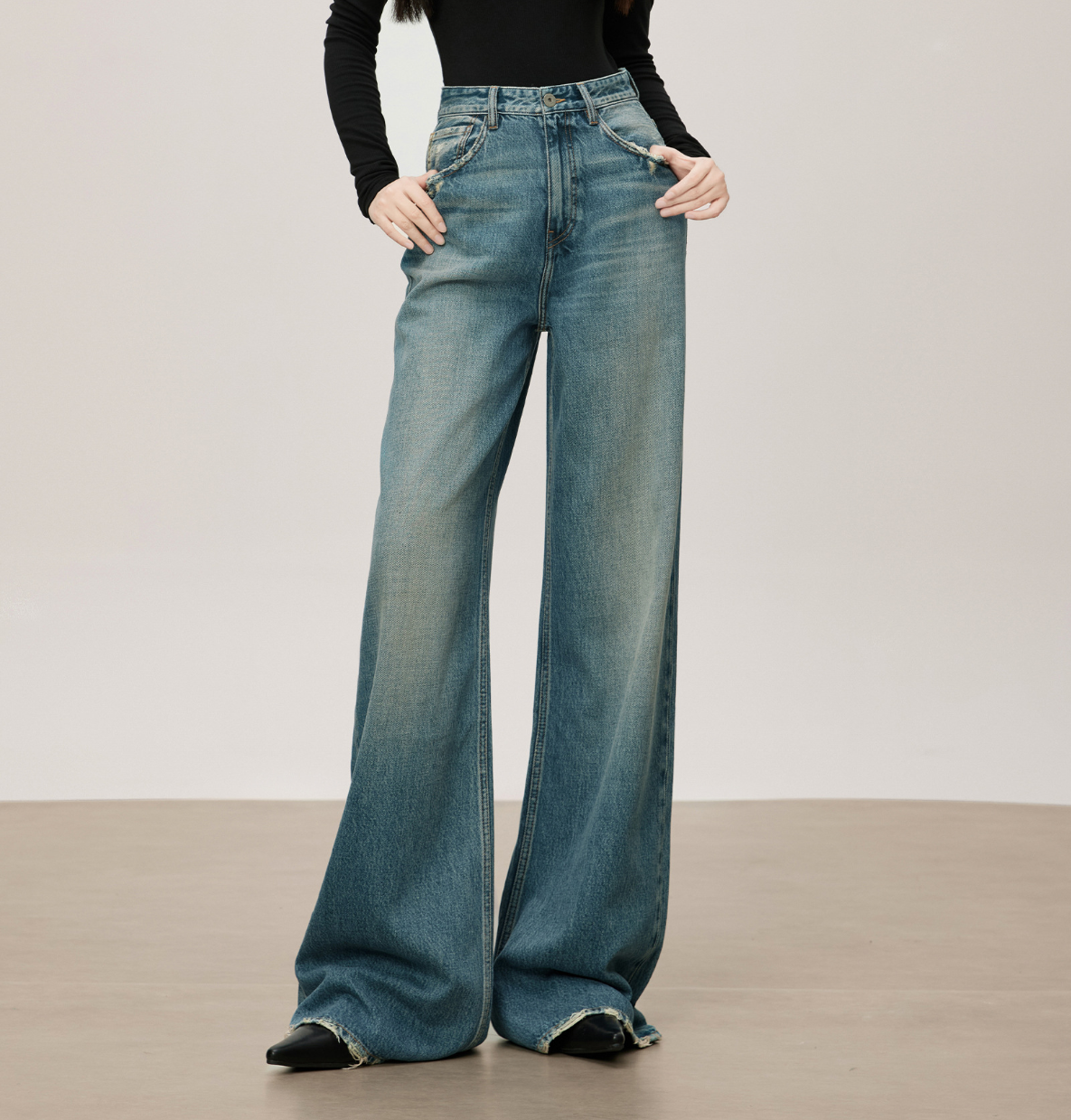 Jeans Donna Vita Alta Vintage - Old Money®