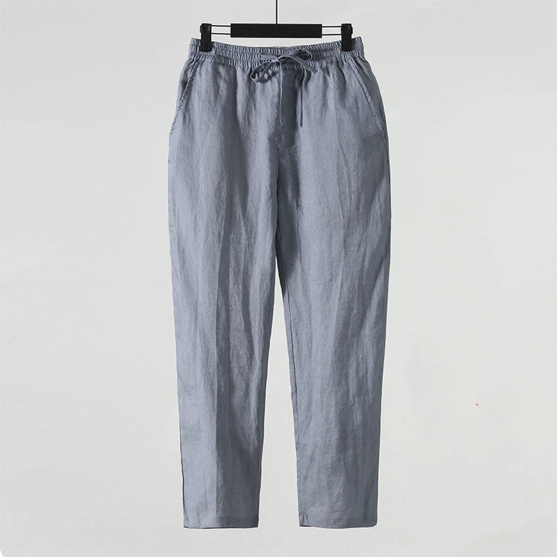 Pantaloni di Lino alla Caviglia - Old Money®