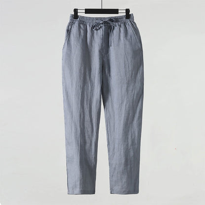 Pantaloni di Lino alla Caviglia - Old Money®